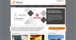 Desktop Screenshot of epicpolymer.com