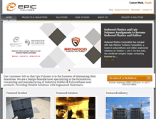 Tablet Screenshot of epicpolymer.com